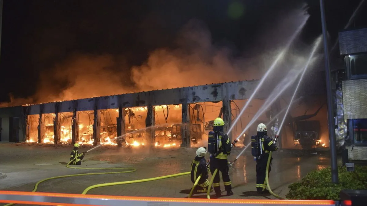 Fire Destroys New Germany Fire Station Lacking Alarms